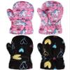 SATINIOR 2 Pairs Girls Waterproof Mittens Kids Snow Gloves Warm Thicken Ski Gloves for Winter Outdoor Activities(5-8 Years,Lovely Style) view 1