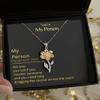 You're My Person, Youre My Person, Sunflower Necklace, Gifts for Bestie, Gold Plated Necklace Sunflower, for Girlfriend - Sunflower Pe view 3