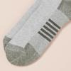 Amazon Essentials Men's Cotton Performance Cushioned No Show Athletic Running Socks, 6 Pairs, Grey, 13-15 view 3