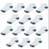 Amazon Essentials Unisex Toddlers' Cotton Ankle Socks for Boys Girls Toddlers, 14 Pairs, Grey Heather White, 2-3T view 1