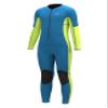 Hevto Wetsuits Kids Child Boy Girl Youth Toddler 2mm Neoprene Full Wet Suits Keep Warm Front Zip for Surfing Swimming Diving (K1-Green, 14) view 1