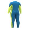 Hevto Wetsuits Kids Child Boy Girl Youth Toddler 2mm Neoprene Full Wet Suits Keep Warm Front Zip for Surfing Swimming Diving (K1-Green, 14) view 2