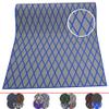 KT GuoMei 94.5" 37.8" EVA Foam Boat Decking Sheet Faux Teak Decking Self-Adhesive Marine Yacht RV Swimming Pool Boat Flooring Motorboat Non-Skid (Light Gray and Blue Stripes) view 3
