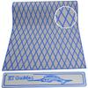 KT GuoMei 94.5" 37.8" EVA Foam Boat Decking Sheet Faux Teak Decking Self-Adhesive Marine Yacht RV Swimming Pool Boat Flooring Motorboat Non-Skid (Light Gray and Blue Stripes) view 4