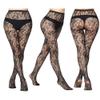 Bycc Bynn Lace Patterned Fishnet Tights Thigh High Pantyhose Black Stockings for Women (A2-3 Pack) view 3