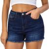 VIPONES Blue Jean Shorts for Women High Waisted Cut Off Stretchy Casual Hot Denim Shorts81-Blue6 view 3