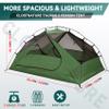 Clostnature 2 Person Backpacking Tent - Lightweight Two Person Tent for Backpacking, Easy Set Up Waterproof Camping Tent for Adults, Kids, Scouts, Large Size Outdoor, Hiking Gear view 2
