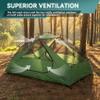 Clostnature 2 Person Backpacking Tent - Lightweight Two Person Tent for Backpacking, Easy Set Up Waterproof Camping Tent for Adults, Kids, Scouts, Large Size Outdoor, Hiking Gear view 4