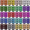 Axbotoy 54-Piece Kids Sunglasses Party Favors, 18 Color Neon Retro Cat Eye Sunglasses with UV400 Protection, Perfect for Summer Beach Birthday Graduation Party, Goody Bag Favors, Classroom Prize view 1