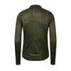 GCRFL Men's Cycling Jersey Long Sleeve Biking Shirt with 3+1 Zipper Pockets Breathable Quick Dry Bicycle Jersey (Olive Green, 3X-Large) view 3