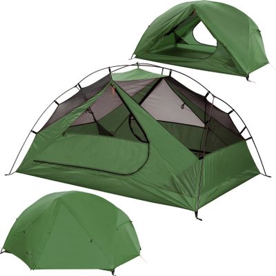 Clostnature 2 Person Backpacking Tent - Lightweight Two Person Tent for Backpacking, Easy Set Up Waterproof Camping Tent for Adults, Kids, Scouts, Large Size Outdoor, Hiking Gear