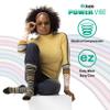 Juzo Power Vibe Premium Compression Socks For Men and Women 20-30 mmHg, Medium, Tall, Groovy Zebra view 3