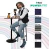 Juzo Power Vibe Premium Compression Socks For Men and Women 20-30 mmHg, Medium, Tall, Groovy Zebra view 4