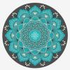 LYWY Gymnastics Mat,3.5Mm Non-Slip Dance Training Mat Natural Rubber Round Yoga Mat (Diameter 1.4M),F,3.5MMX140CM view 1