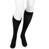 Juzo Power Vibe, 2651 Knee-High, 20-30 mmHg Trendy Compression Socks - Men & Women, Standard, Medium, Deep Black view 1