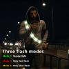 OLIKER LED Night Running Gear High Visibility LED Flashing Sash Outdoor Running Cycling Hiking Jogging Rechargeable Illuminating Gear for Men and Women Night Safety Walking (Green A) view 2