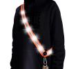 OLIKER LED Night Running Gear High Visibility LED Flashing Sash Outdoor Running Cycling Hiking Jogging Rechargeable Illuminating Gear for Men and Women Night Safety Walking (Orange A) view 1