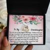 MoreThings2Come to My Granddaughter Necklace from Grandparents| Love Dancing Necklace from Grandmother or Grandfather| - Love Dancing Necklace view 1