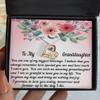 MoreThings2Come to My Granddaughter Necklace from Grandparents| Love Dancing Necklace from Grandmother or Grandfather| - Love Dancing Necklace view 3