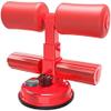 SMSOM Sit Up Bar, Portable Sit-up Assistant Device, Self-Suction Sit-up Exercise Equipment, Suitable for Home Travel Workout Abdomen Muscle Training (Color : Red) view 1