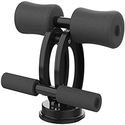 SMSOM Sit Up Bar, Portable Sit Up Exercise Equipment, Suitable for Abdomen/Waist/Arm/Leg Stretching/Slimming Training (Color : Black)