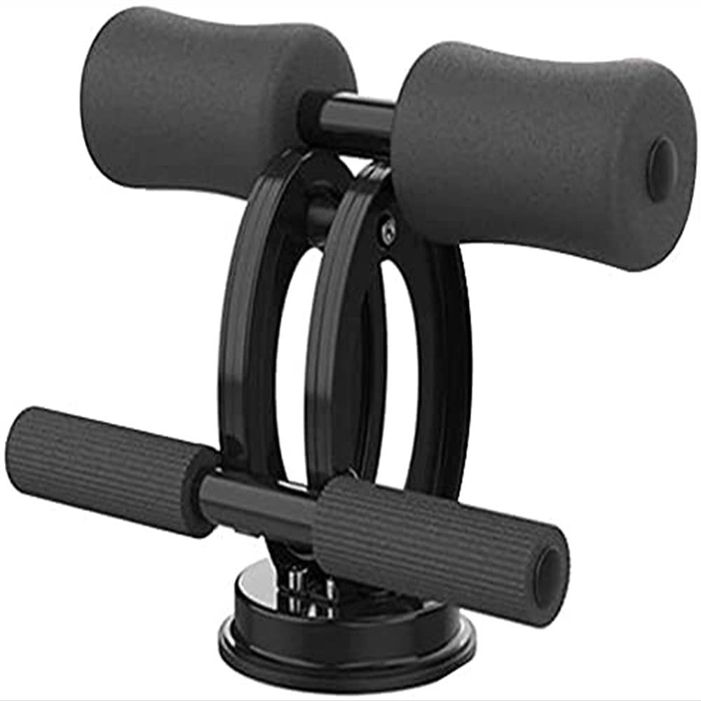 SMSOM Sit Up Bar, Portable Sit Up Exercise Equipment, Suitable for Abdomen/Waist/Arm/Leg Stretching/Slimming Training (Color : Black)