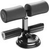 SMSOM Portable Sit-up Assistant Device Sit Up Bar, Self-Suction Sit-up Exercise Equipment, Suitable for Home Travel Workout Abdomen Muscle Training (Color : Black) view 1