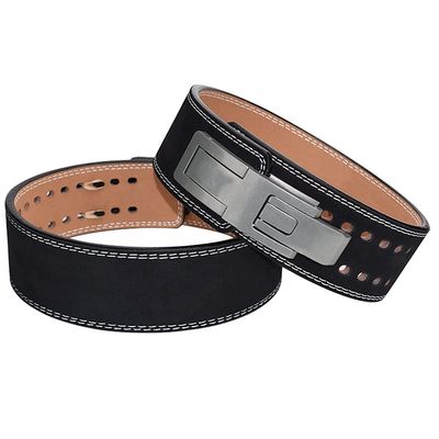 Premium 4 inch Wide Weight Lifting Belt Strength Belt Fitness Protective Belt Oxhide Waist Protector Suitable for Fitness and Bodybuilding for Men and Women (Color : Black1, Size : XS)