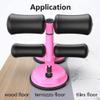 SMSOM Sit-Ups Bar Machine, Muscle Training Sit Up Bars Stand Abdominal Equipment for Home Working Out Self-Suction Situp Assist, Suitable for Home Exercises (Color : Red) view 3
