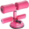 SMSOM Portable Sit-up Assistant Device Sit Up Bar, Self-Suction Sit-up Exercise Equipment, Suitable for Home Travel Workout Abdomen Muscle Training (Color : Pink) view 1