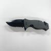 lue Steel Personalized Laser Engraved Pocket Knife, Fireproof Metal Emergency Escape Knife with Hard Alloy Head Window Breaker and Seat Belt Cutter (Black) view 3