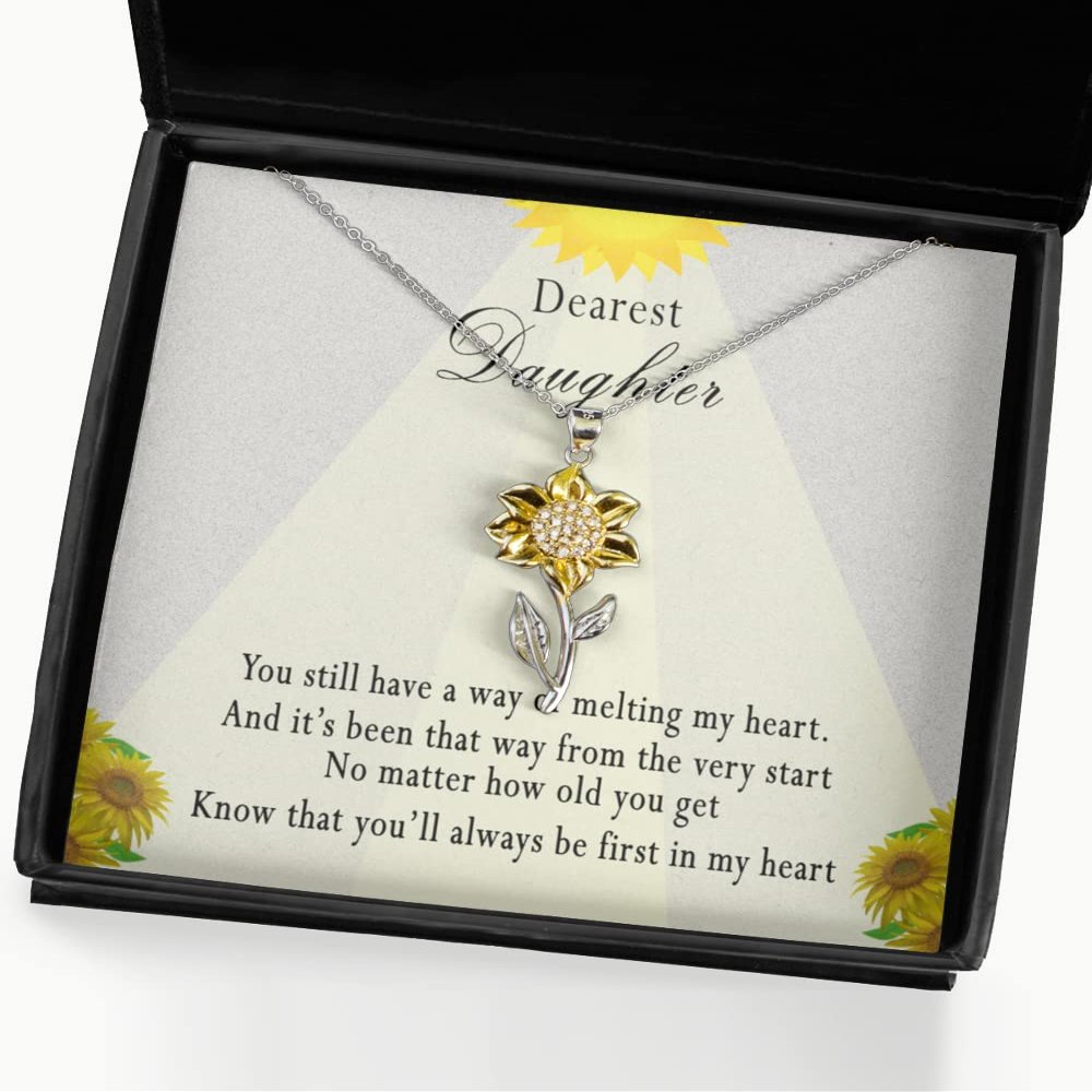 Gift to Daughter from Mother Father, Gifts for Daughter, Birthday Gift for Daughter, Silver Necklace 925, Silver Necklace Heart, Silver Necklace for W