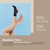 ELYFER 5 Pairs Nude Ankle High Nylon Sheer Socks for Women Soft Silky Elastic Thin Transparent Breathable Compression Form-Fitting Trouser Dress Pantyhose Stocking Hosiery in Gift Boxes - Size 5-8.5 view 4