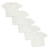 Carter's Baby Unisex 5-Pack Snap Shirts - White, 3 Months view 1