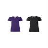 Gildan Womens Heavy Cotton Blank Tee 2-Pack (5000L)(Purple/Black) view 1