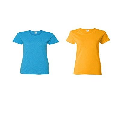 Gildan Womens Heavy Cotton Blank Tee 2-Pack (5000L)