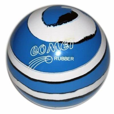 BuyBocceBalls - EPCO Candlepin Bowling Balls - Comet Rubber - Royal with White & Black (4 1/2 inch- 2lbs. 6oz.) - Single - Made in USA