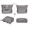ESVAN Yoga Mat Bag Yoga Tote Carrier Shoulder Bag Carryall Tote for Office,Yoga,Pilates,Travel,Beach and Gym (F Gray) view 4