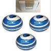 BuyBocceBalls - EPCO Duckpin Bowling Balls - (5 inch- 3lbs. 10 oz.) Pack of 3 - Comet Rubber - Royal with White & Black - Made in USA view 1