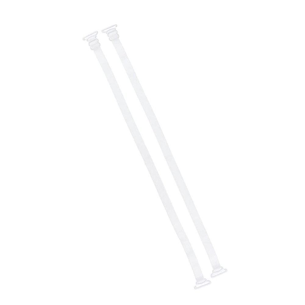 1 Pair of Bra Straps Non- Replacement Straps Adjustable, White, as described