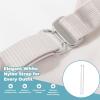 1 Pair of Bra Straps Non- Replacement Straps Adjustable, White, as described view 3