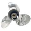 ARKDOZA Boat Propeller 14x21 Fit for Suzuki Outboard 60HP-140HP 3 Blades Stainless Steel Prop SS 15 Tooth Propel RH 4.25 Gearcase view 1