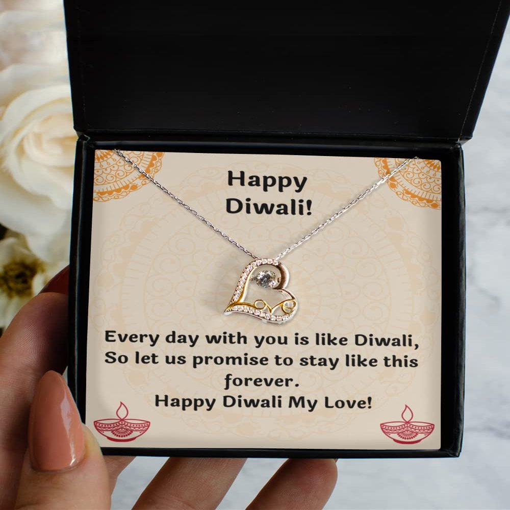 Diwali Love Dancing Necklace, Diwali Gift Ideas, Diwali Gifts Unique, Diwali Gifts, Diwali Gift, Diwali Jewelry, Diwali Gift for Wife, Diwali Gift for