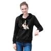 BAIKUTOUAN Border Collie Women's Drawstring Hoodies Pullover Casual Trend Top Sweatshirts Printed view 1