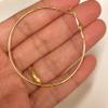 10 pcs Gold Plated Steel Earrings Hook 45mm view 2