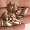 10 pcs of Antique Copper Plated Brass Oval Locket Pendant 11x16mm, Antique Copper Photo Frame Locket, Very Small Locket view 1