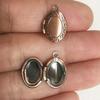 10 pcs of Antique Copper Plated Brass Oval Locket Pendant 11x16mm, Antique Copper Photo Frame Locket, Very Small Locket view 2