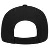 Ashen Fane 6 Panel Low Profile Brushed Bull Denim Hat, Black view 2