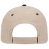 Ashen Fane 6 Panel Low Profile Brushed Bull Denim Hat, KHA KHA Dk.Grn view 2