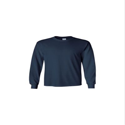 Gildan Ultra Cotton Long Sleeve(Navy)